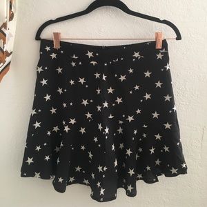 Nasty Gal B&W Star Skirt